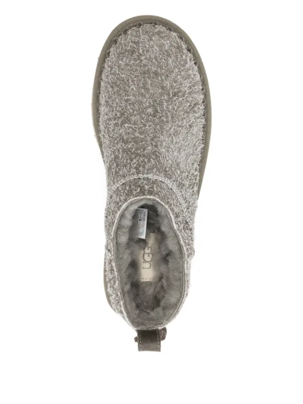 UGG Classic Micro Biarritz Flat Mules | Green | FARFETCH