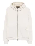 Moorer zip-up hooded jacket - Neutrals