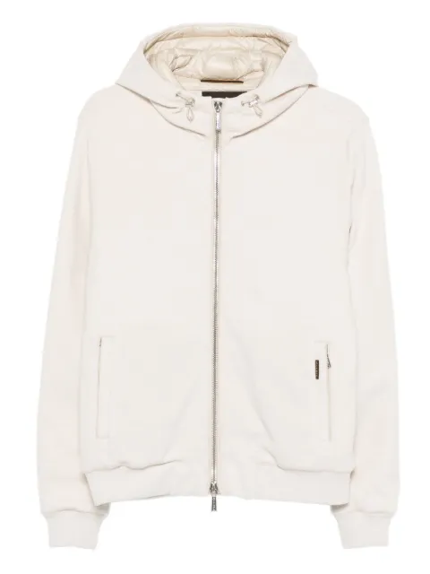 Moorer  zip-up hooded jacket