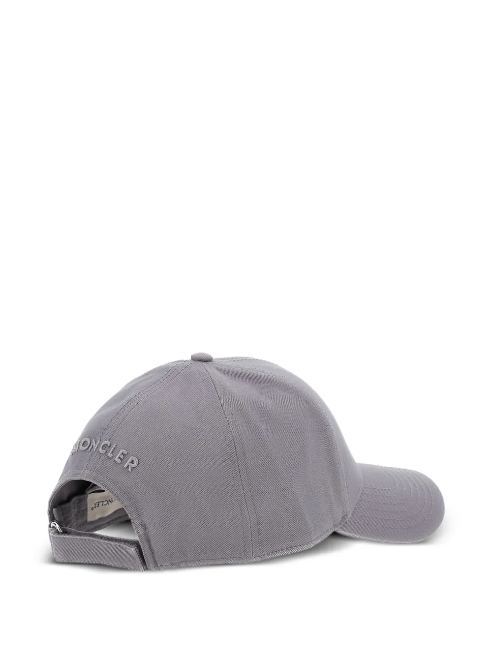 Moncler logo-patch baseball cap - Grijs