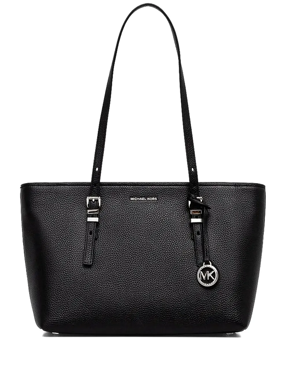 Michael Michael Kors ロゴチャーム ハンドバッグ - ブラック Michael Michael Kors ロゴチャーム ハンドバッグ - ブラック