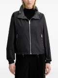 Michael Michael Kors logo-print zip-front jacket - Black