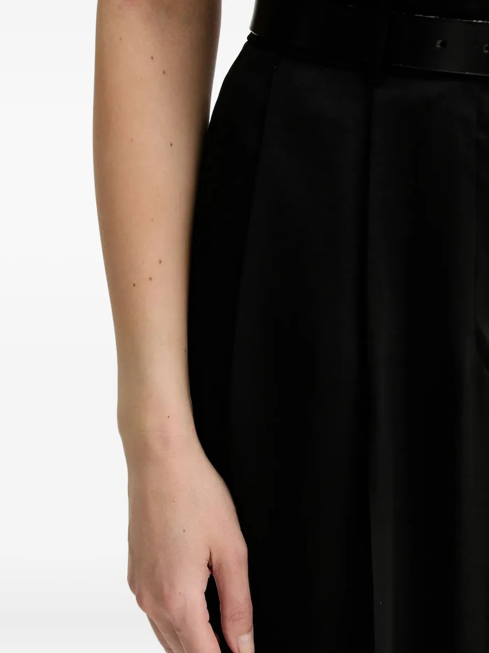 Michael Kors pleated trousers Zwart