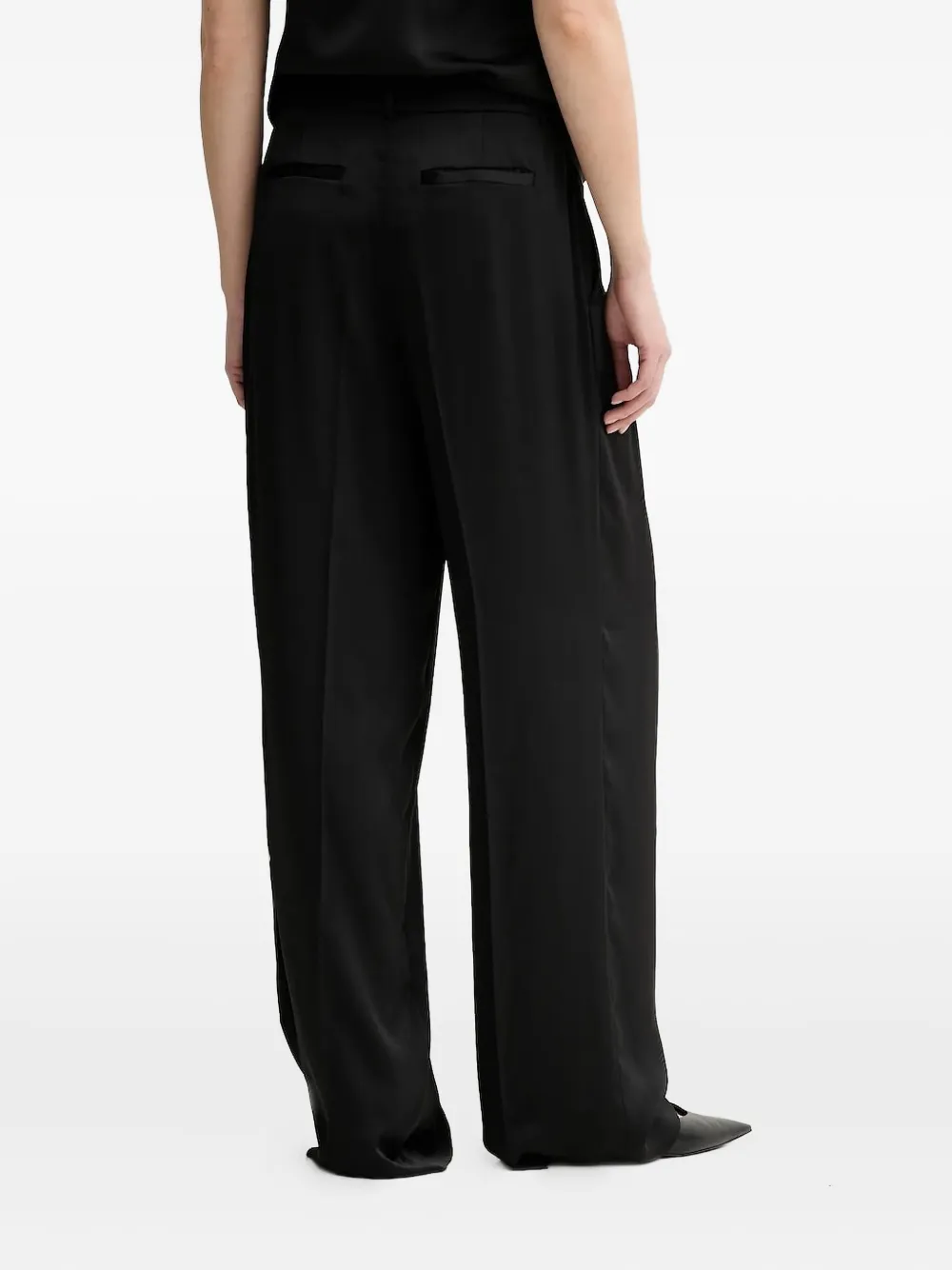 Michael Kors pleated trousers Zwart