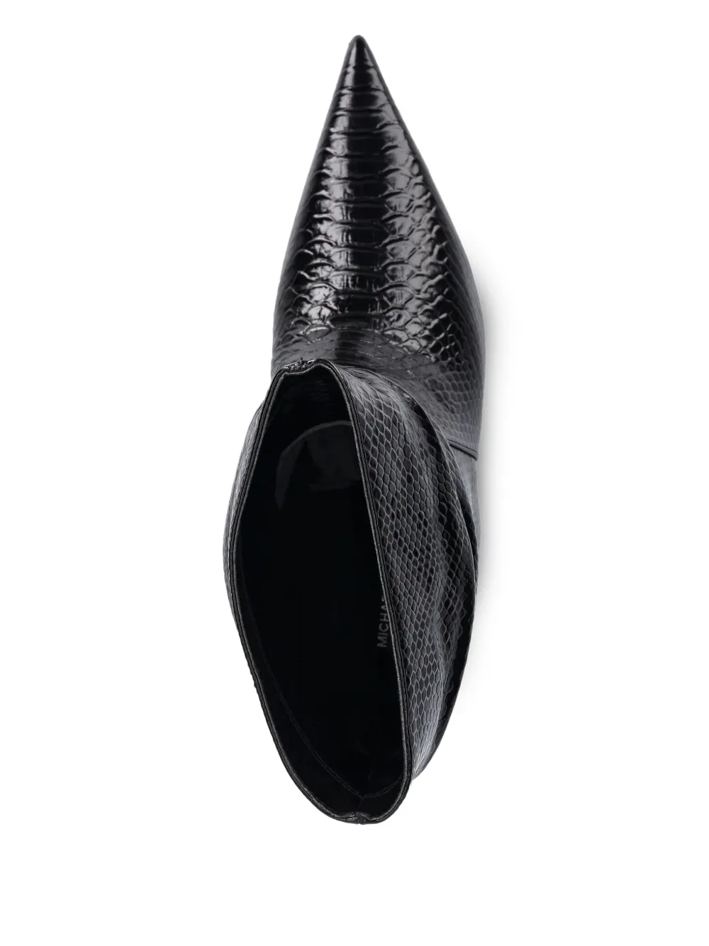 Michael Kors 50mm embossed ankle boots Black