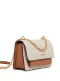 Michael Michael Kors monogram chain-strap shoulder bag - Neutrals