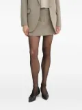 Michael Michael Kors zip-pocket mini skirt - Brown