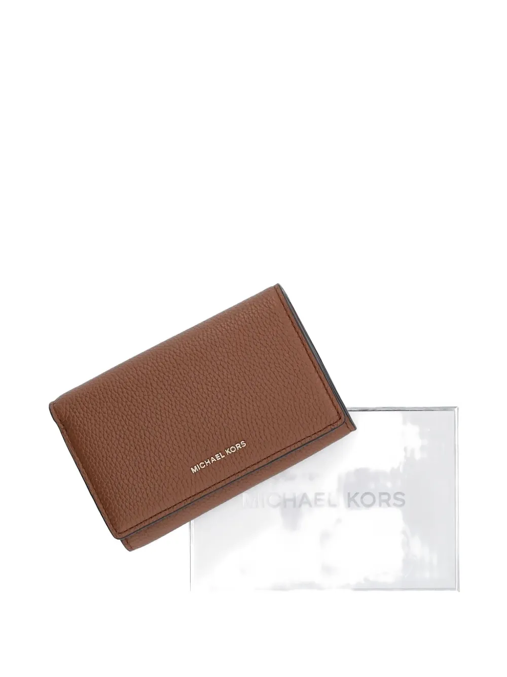 Michael Kors embossed leather wallet Bruin