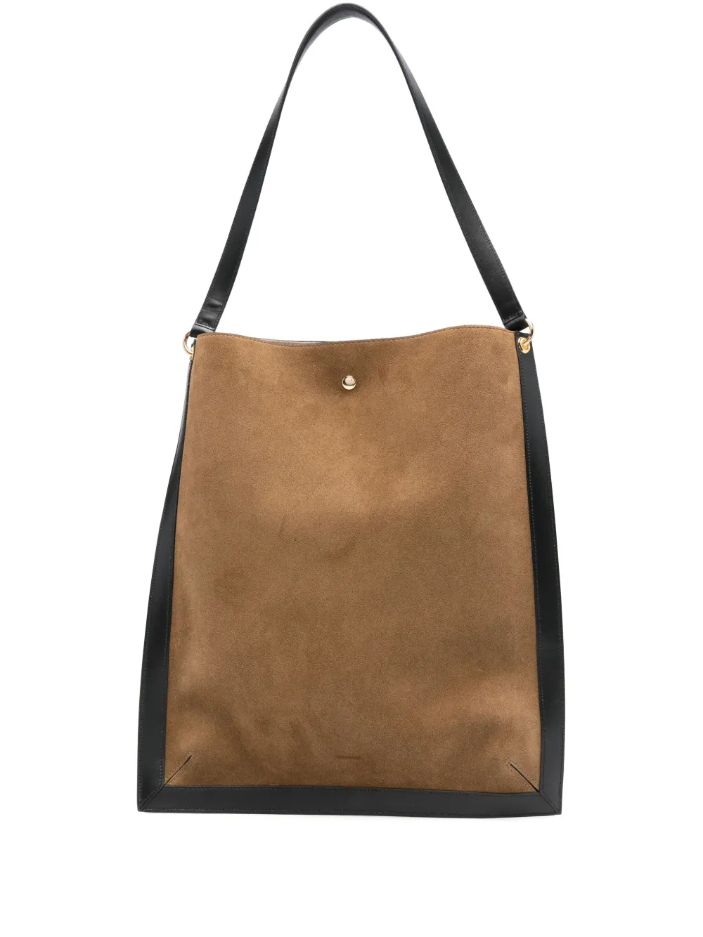 suede-leather tote bag