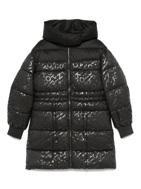PINKO logo-print puffer coat