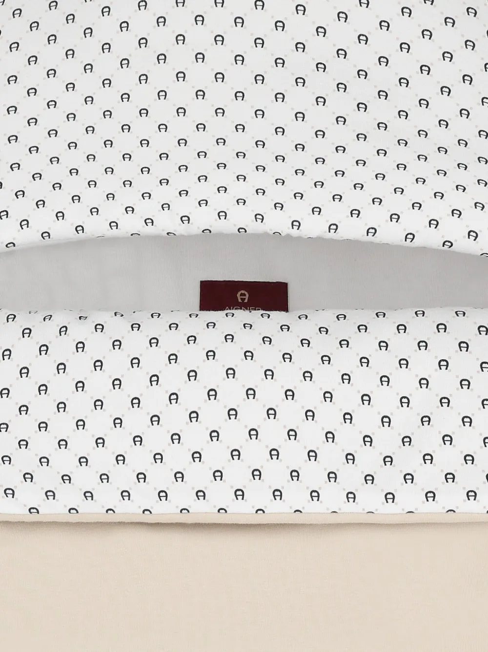 Aigner Kids Slaapzak met logoprint Beige