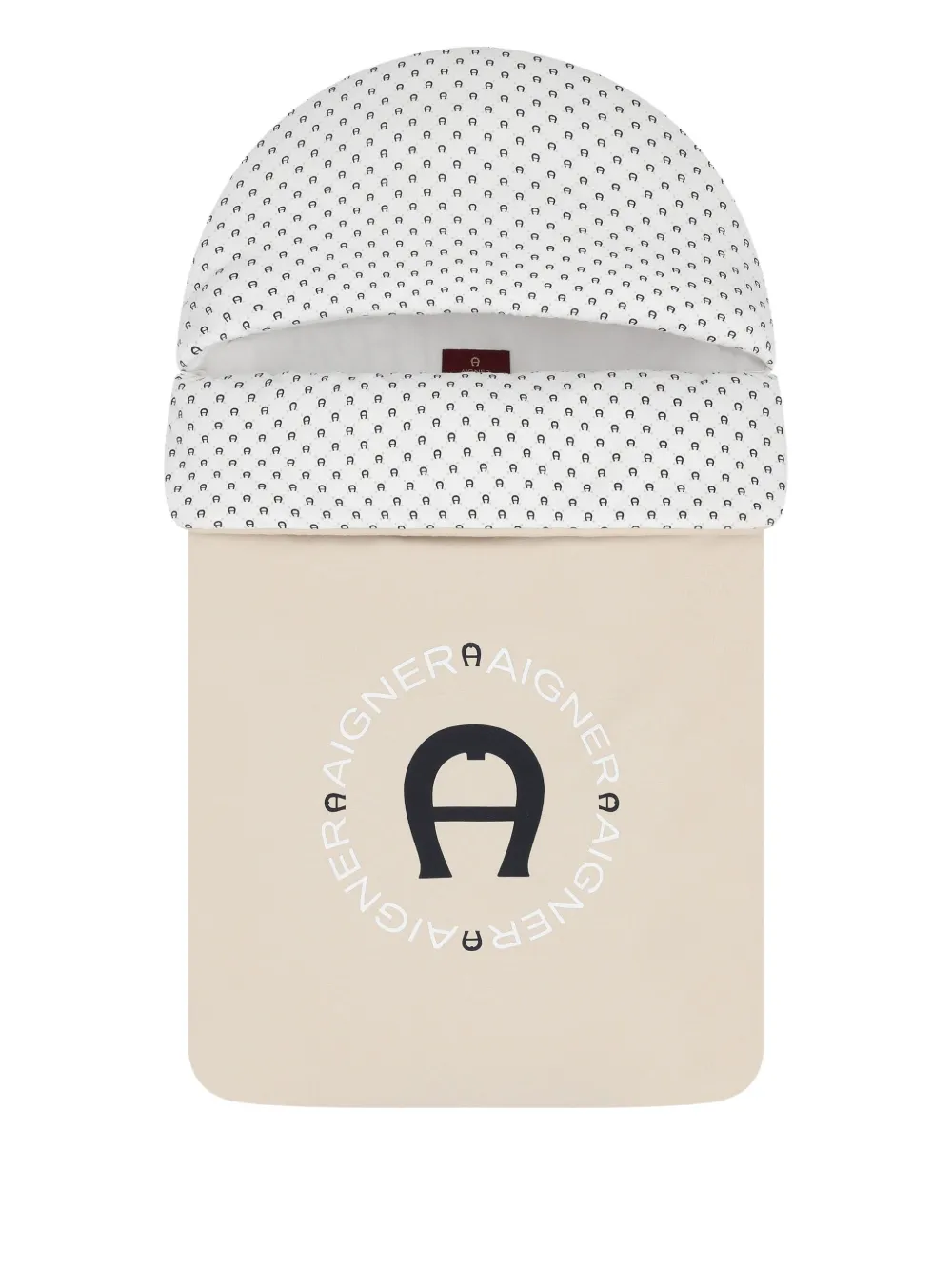 Aigner Kids Slaapzak met logoprint Beige