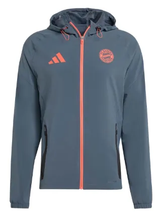 Adidas x Bayern Munich ジップアップ パーカー | グレー | FARFETCH JP