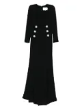 Costarellos button-embellished maxi dress - Black