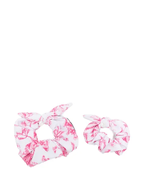 Tartine Et Chocolat floral-print bow hair ties