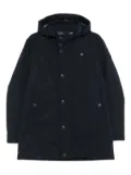 Blauer hooded button-fastening jacket - Blue