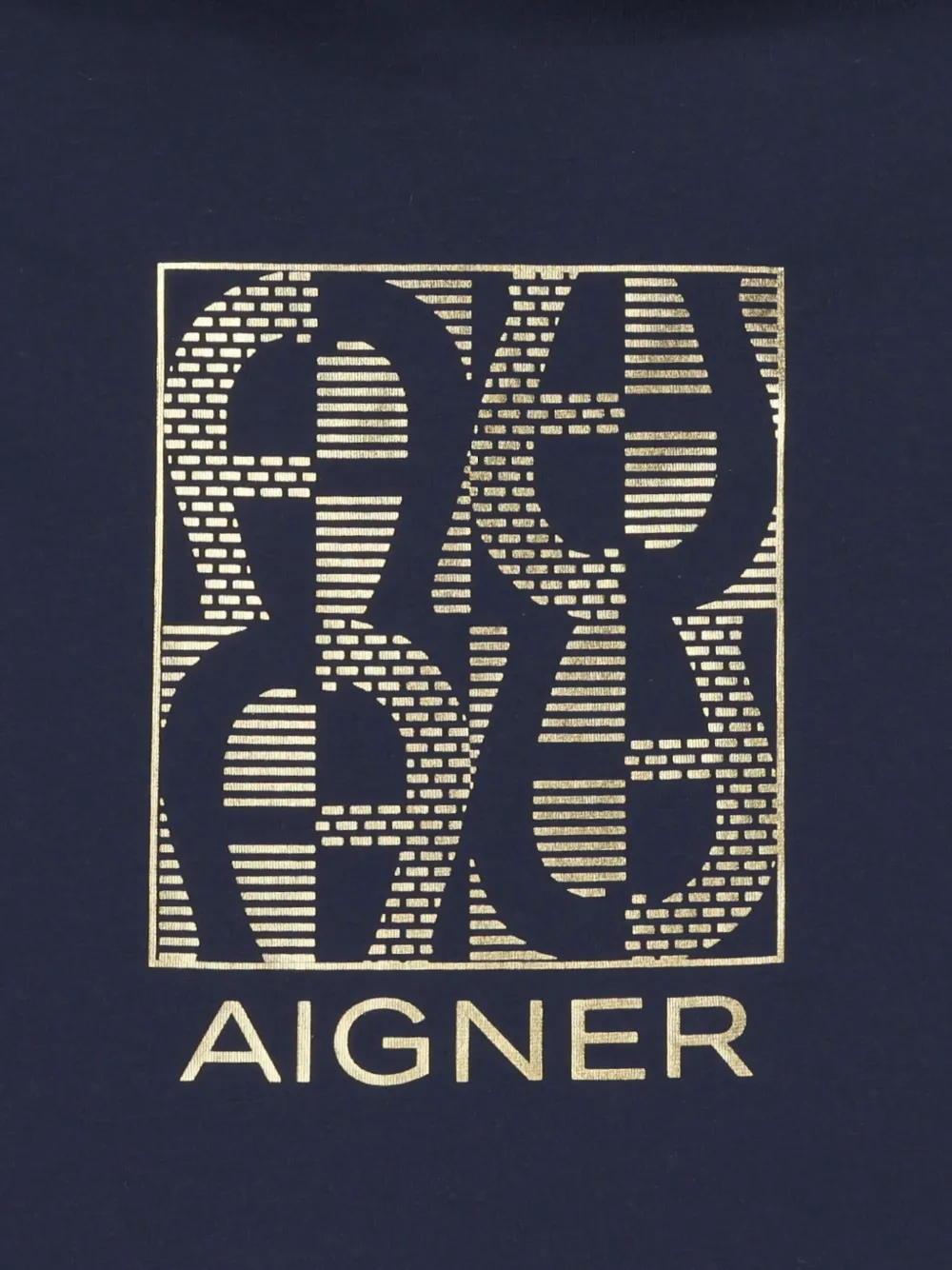 Aigner Kids Slaapzak met logoprint Blauw