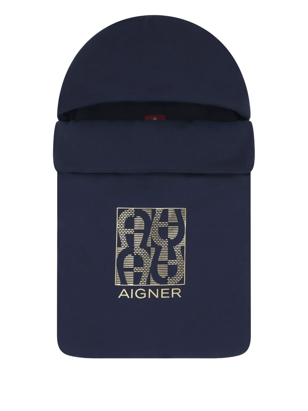 Aigner Kids Slaapzak met logoprint Blauw