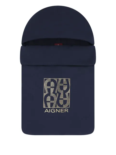 Aigner Kids logo-print sleep bag