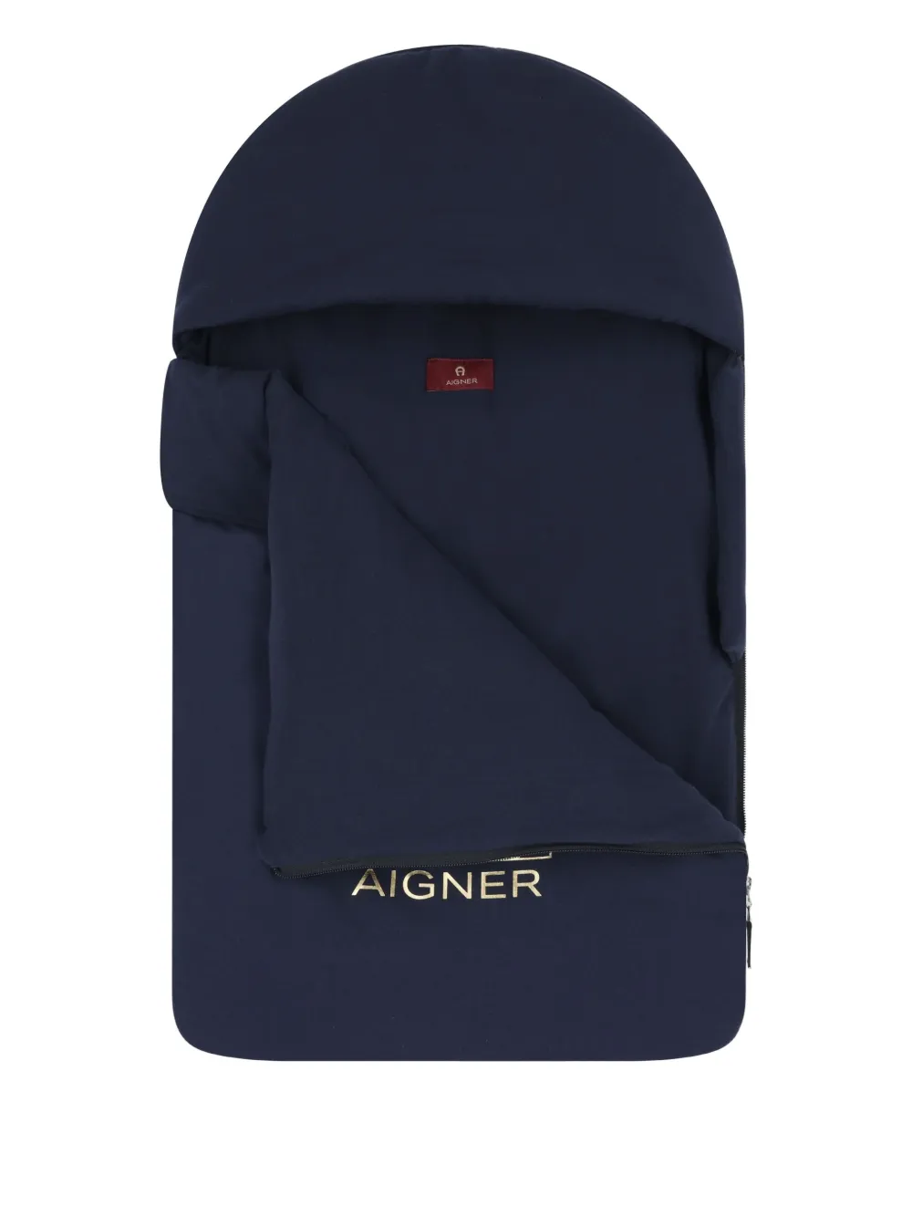 Aigner Kids Slaapzak met logoprint Blauw