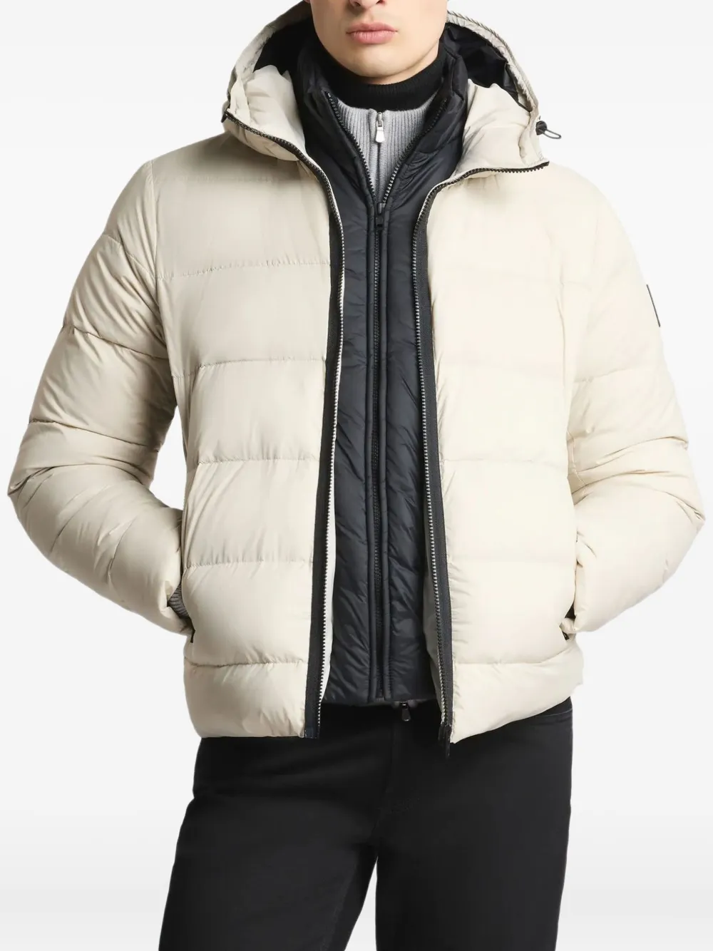 Fay quilted hooded jacket | Down Jackets | Image 2