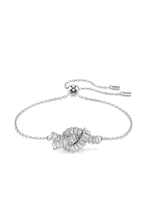 Swarovski Matrix baguette-crystal knot bracelet