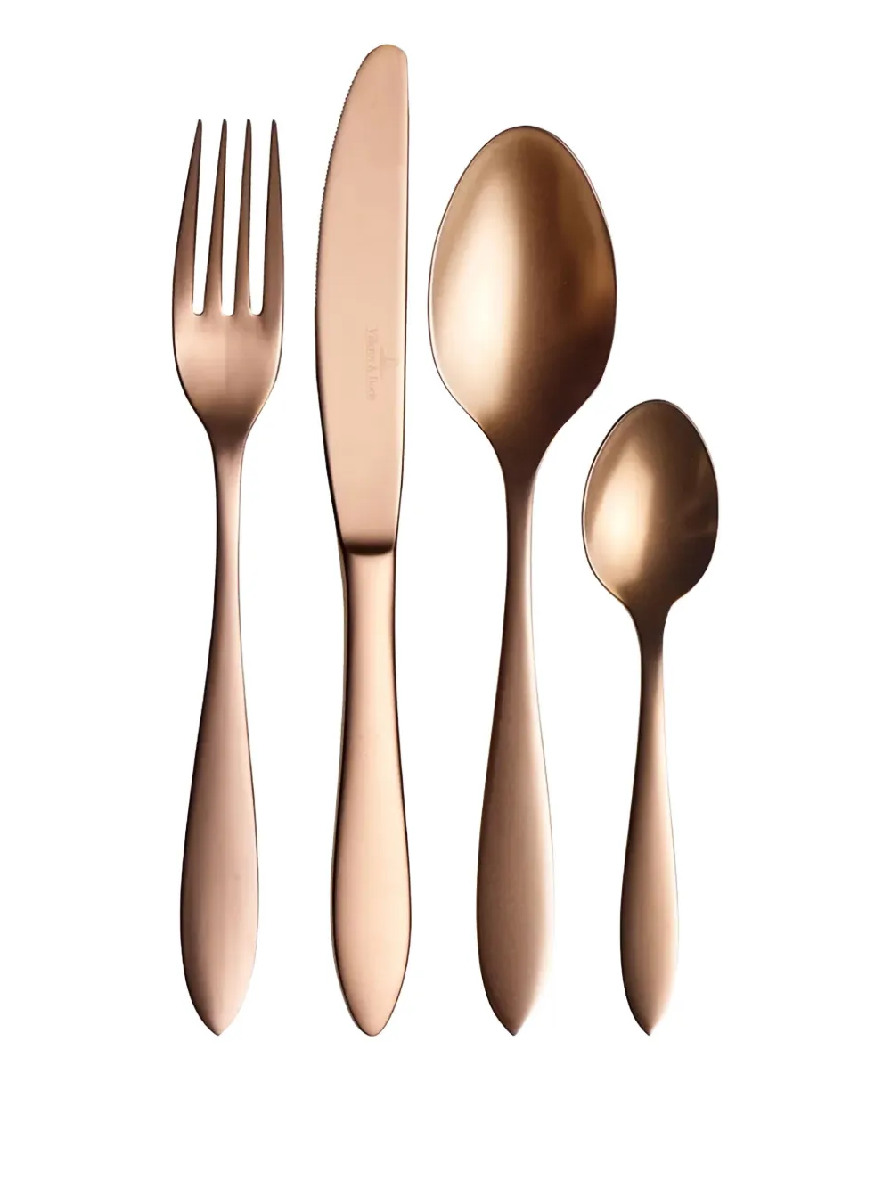 Villeroy & Boch Stainless Steel Cutlery Set (four Pieces) In Brown