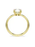 Swarovski Stilla Attract cocktail gold-tone halo ring