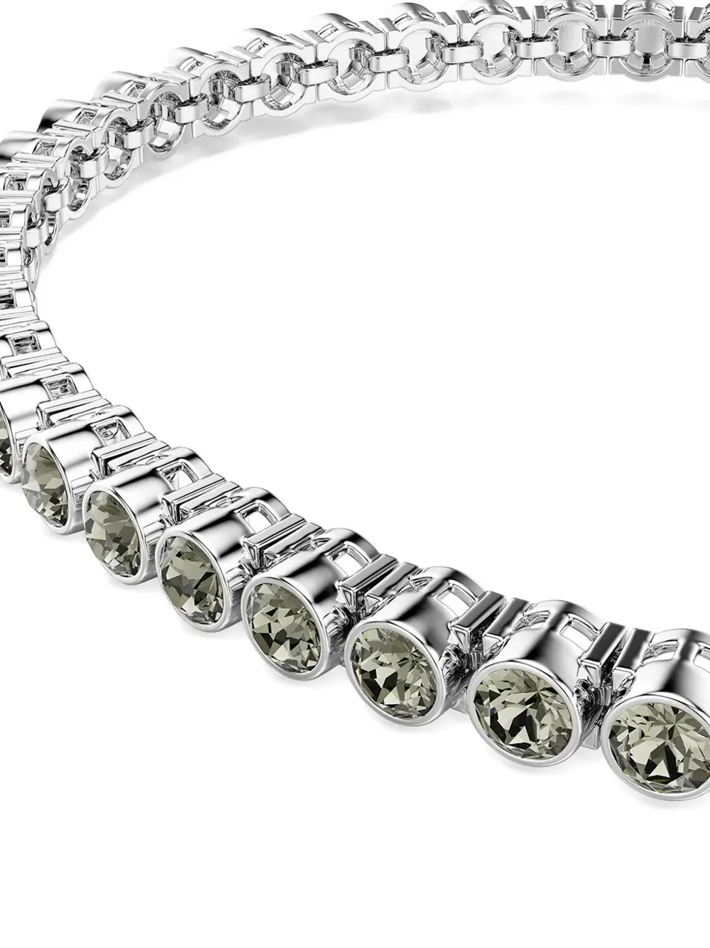 Swarovski Imber Emily Tennis Crystal-embellished Chain Bracelet In Metallic