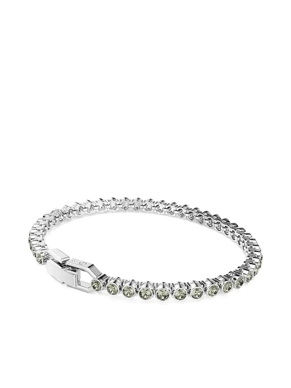 Swarovski Imber Emily Tennis Crystal-embellished Chain Bracelet In Silver