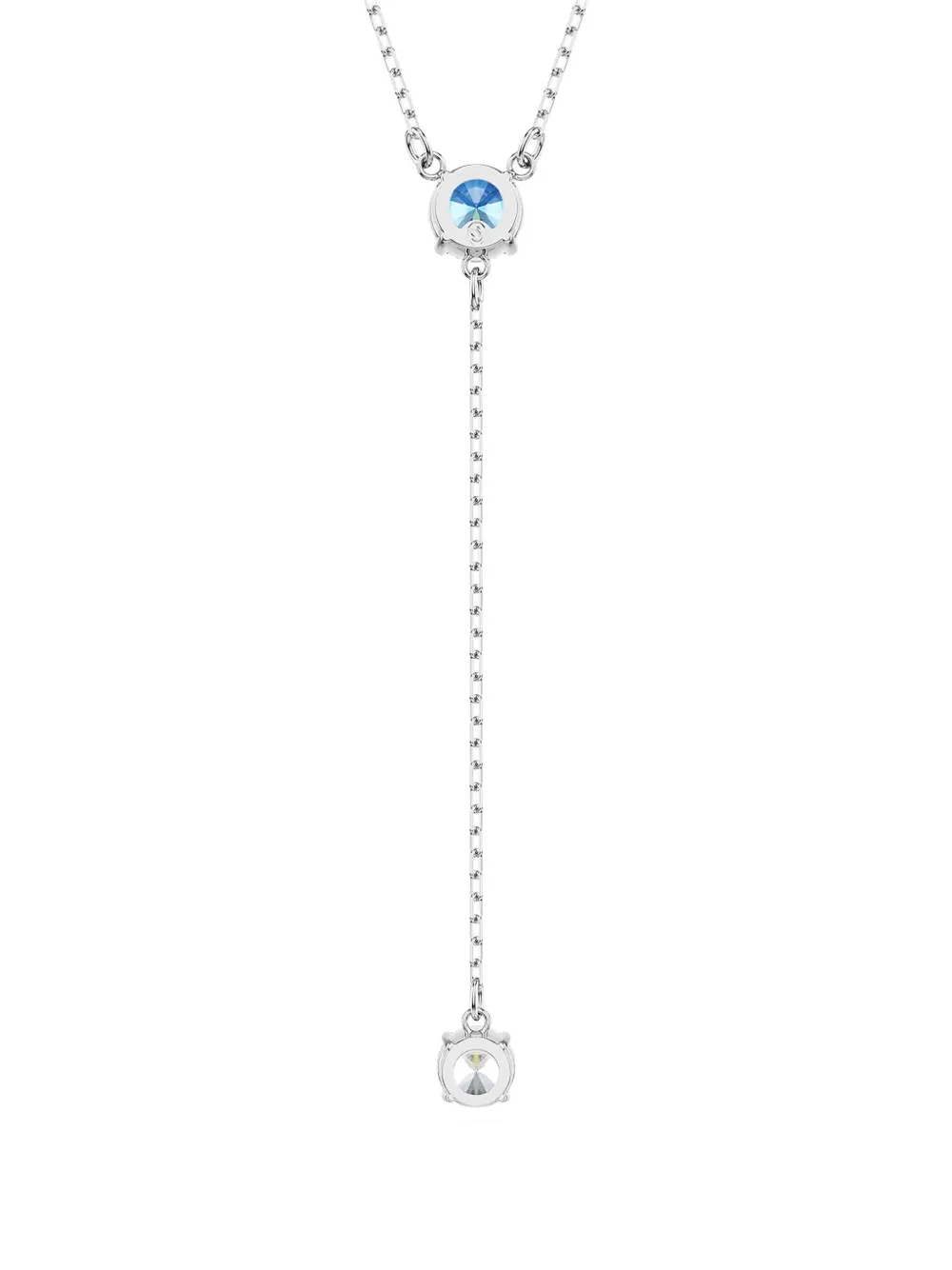 Swarovski Stilla Attract Y Crystal-embellished Lariat Necklace In Metallic