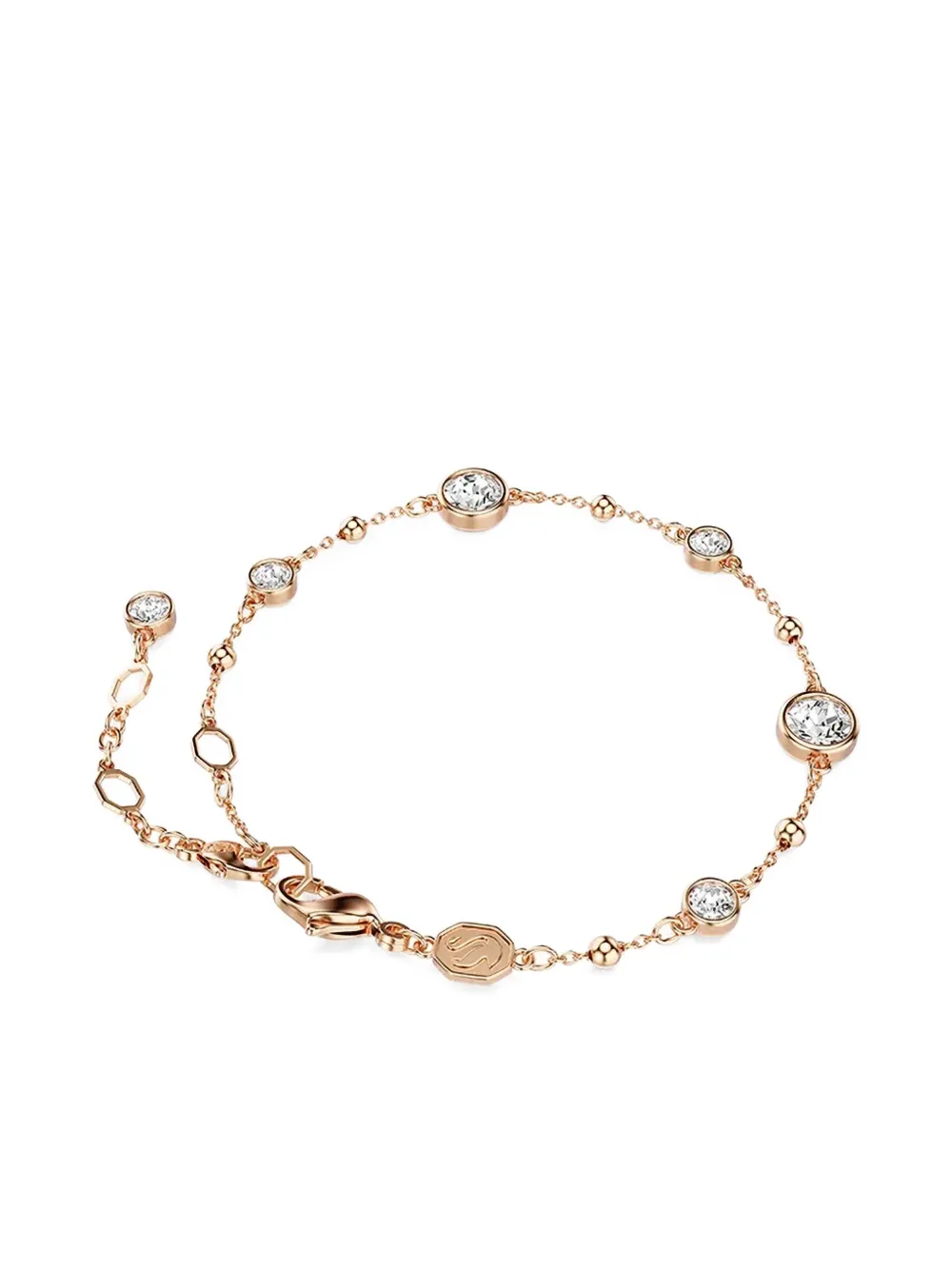 Swarovski Imber Rose-gold Crystal Bracelet In Gold