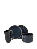 Villeroy & Boch stone breakfast set (6 pieces) - Blue