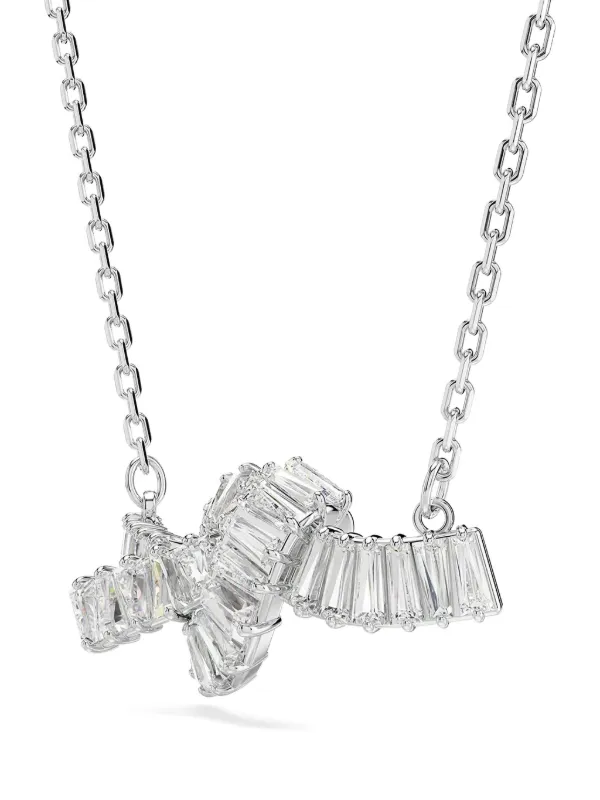 Swarovski Matrix バゲットカット ネックレス | ホワイト | FARFETCH JP
