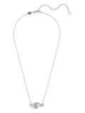 Swarovski Matrix baguette-cut knot necklace - White