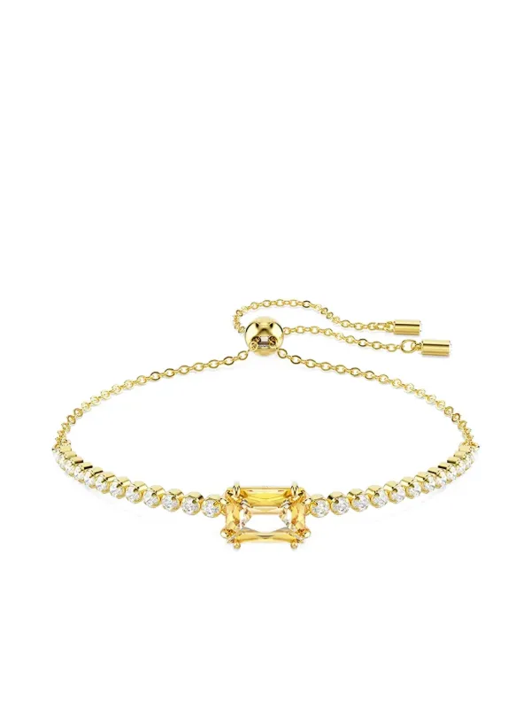 Swarovski Matrix Tennis crystal-embellished Gold Bracelet Gold
