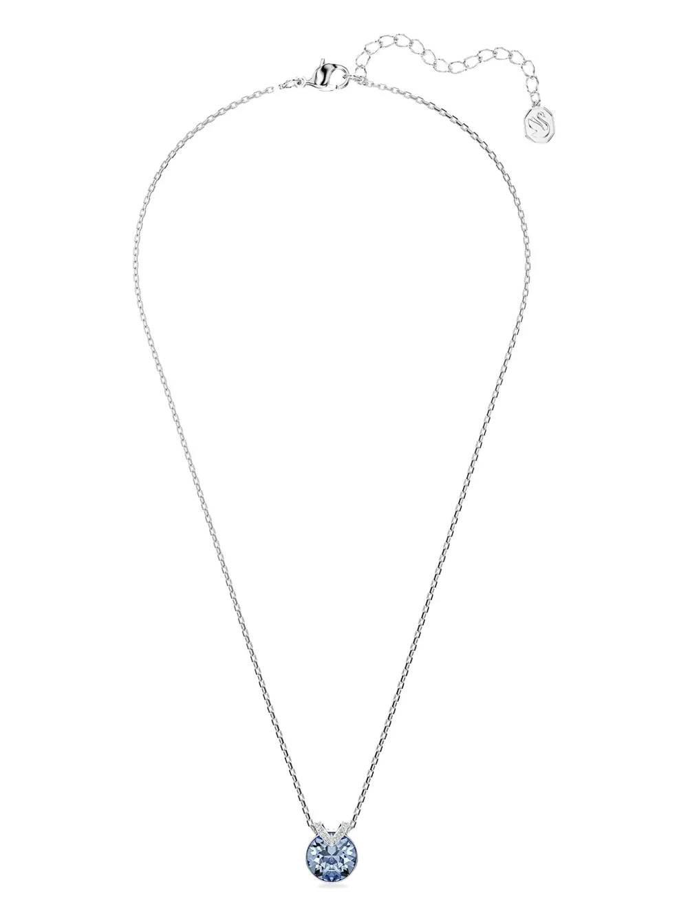 Swarovski Bella V crystal-embellished chain necklace - Argento
