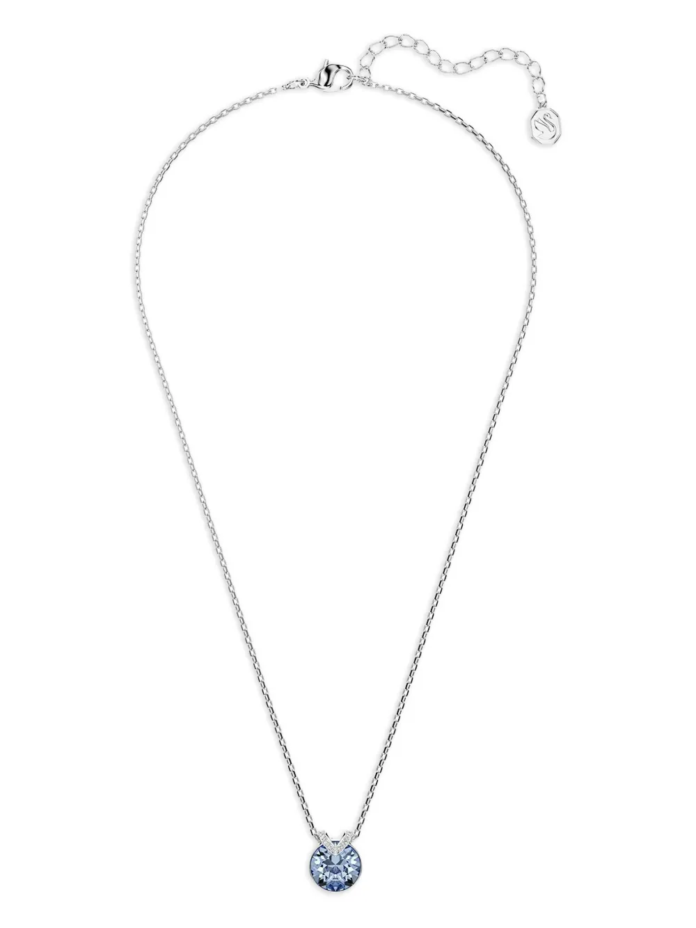 Bella V crystal-embellished chain necklace
