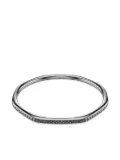 Swarovski Dextera faceted crystal-embellished bangle - Grey