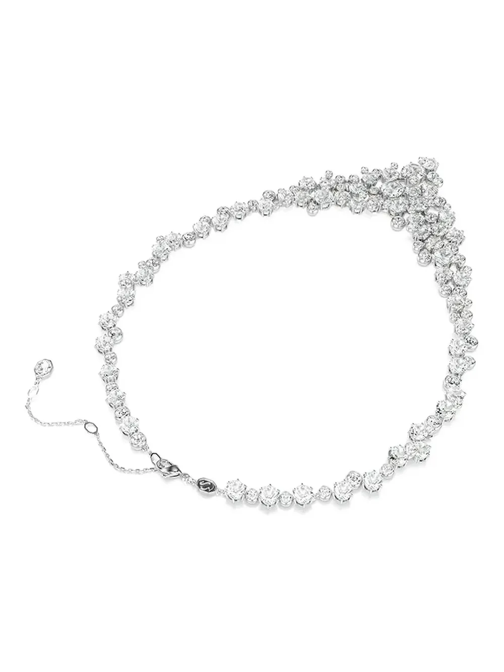 Swarovski Halsketting verfraaid met kristallen - Zilver