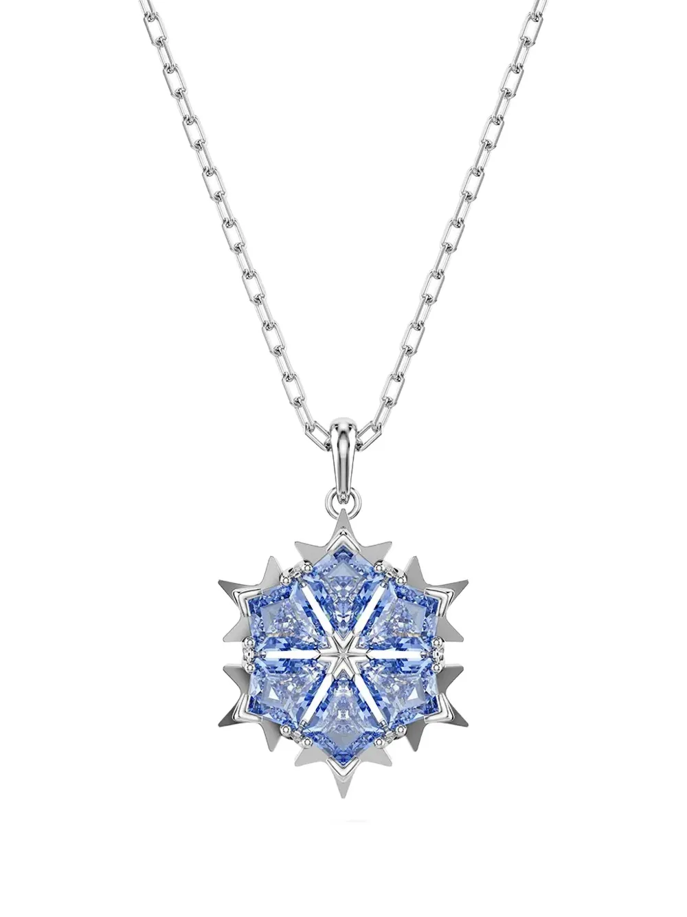 Swarovski Magic snowflake crystal necklace - Blauw