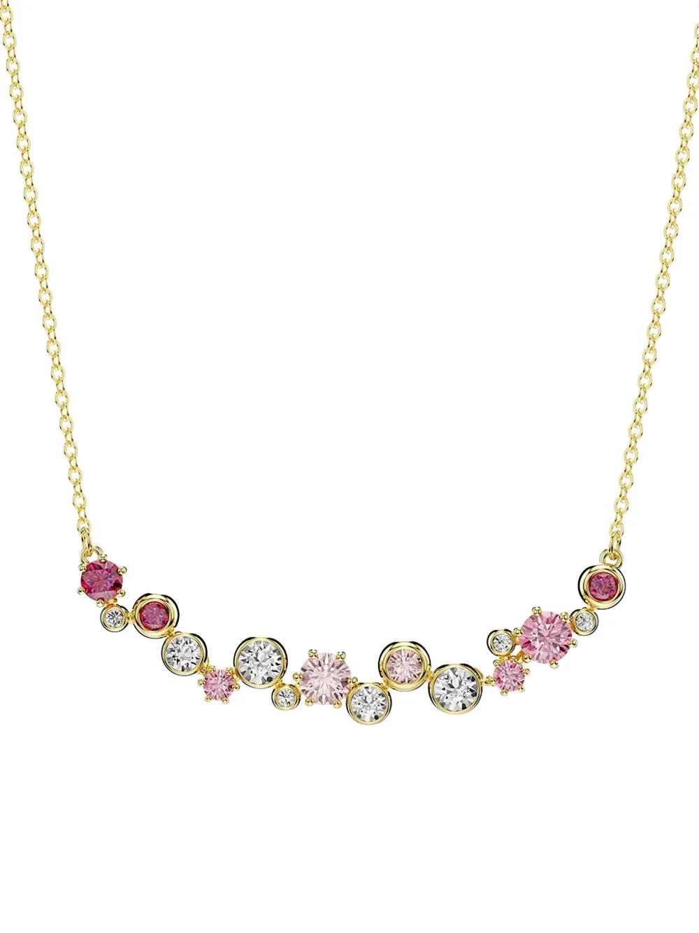 Swarovski Constella Gold-tone Crystal Necklace Set In Multi