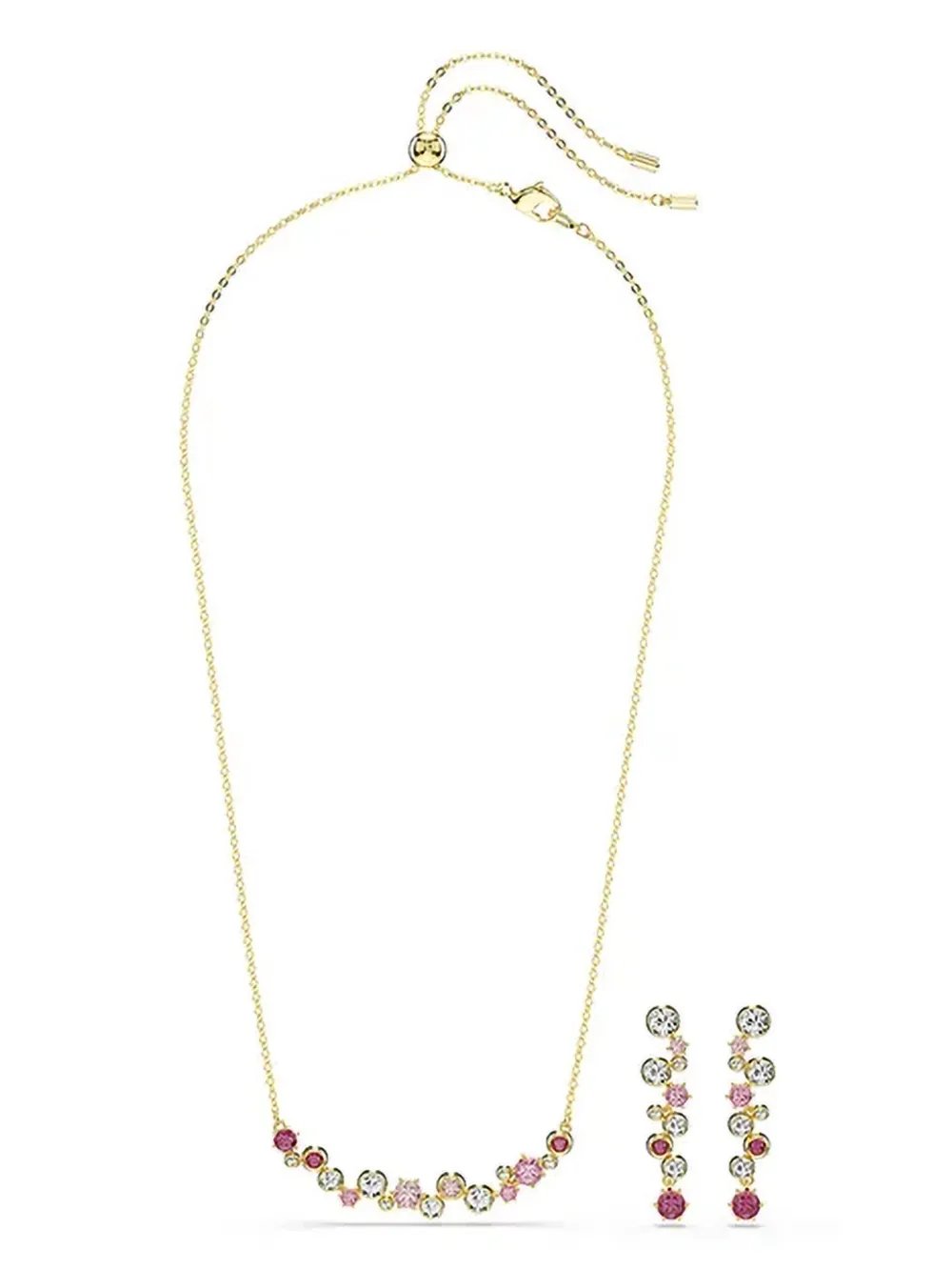 Constella gold-tone crystal necklace set