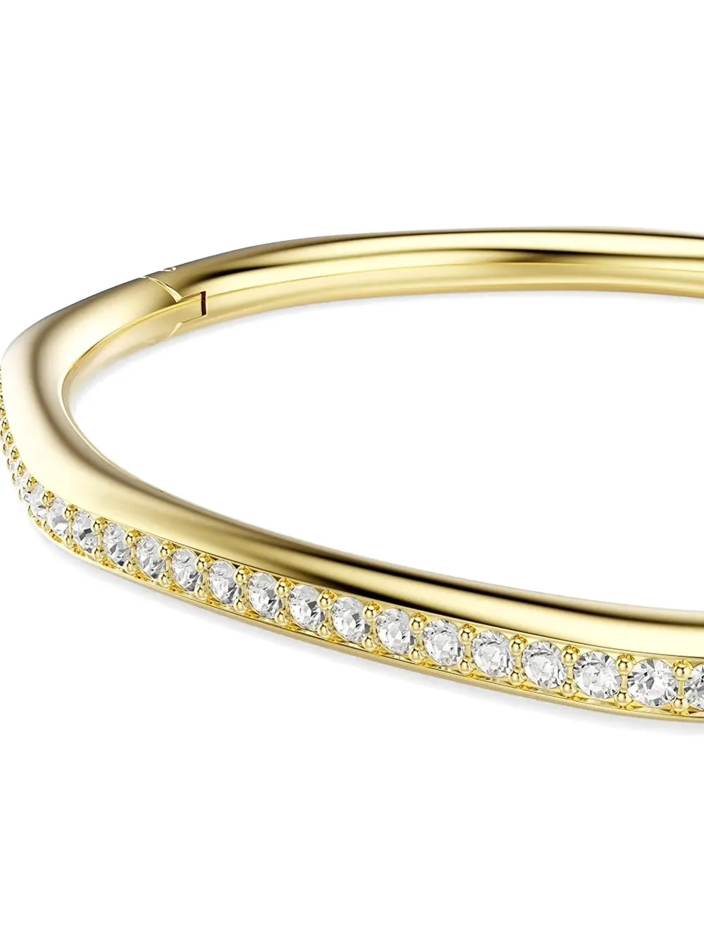 Swarovski Dextera Crystal-embellished Bangle Bracelet In Gold