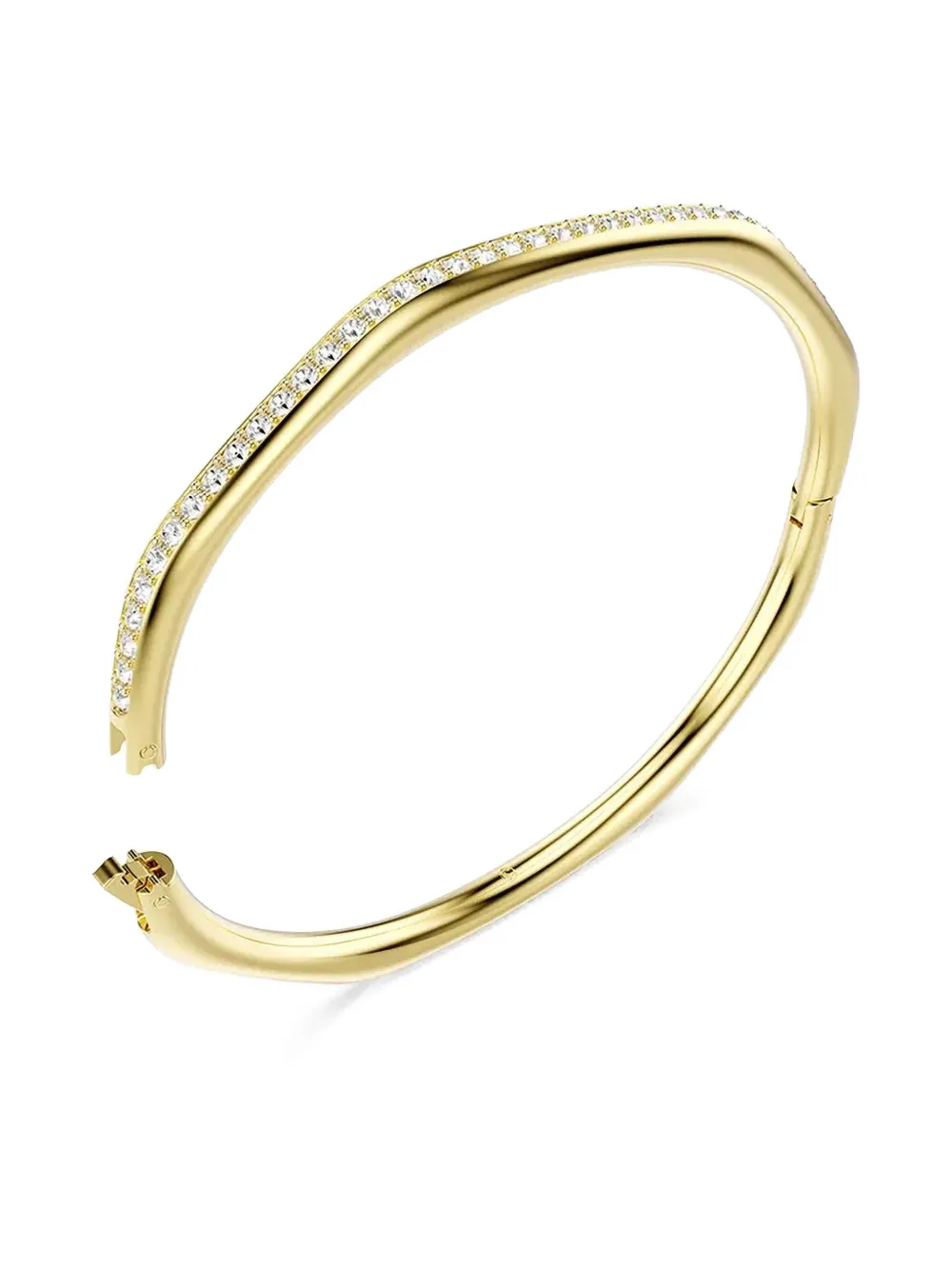 Swarovski Dextera Crystal-embellished Bangle Bracelet In Gold