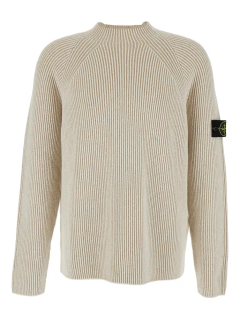Stone Island ribbed high-neck sweater