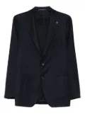 Tagliatore two-button wool blazer - Blue