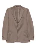 Tagliatore two-button patch-pocket jacket - Brown