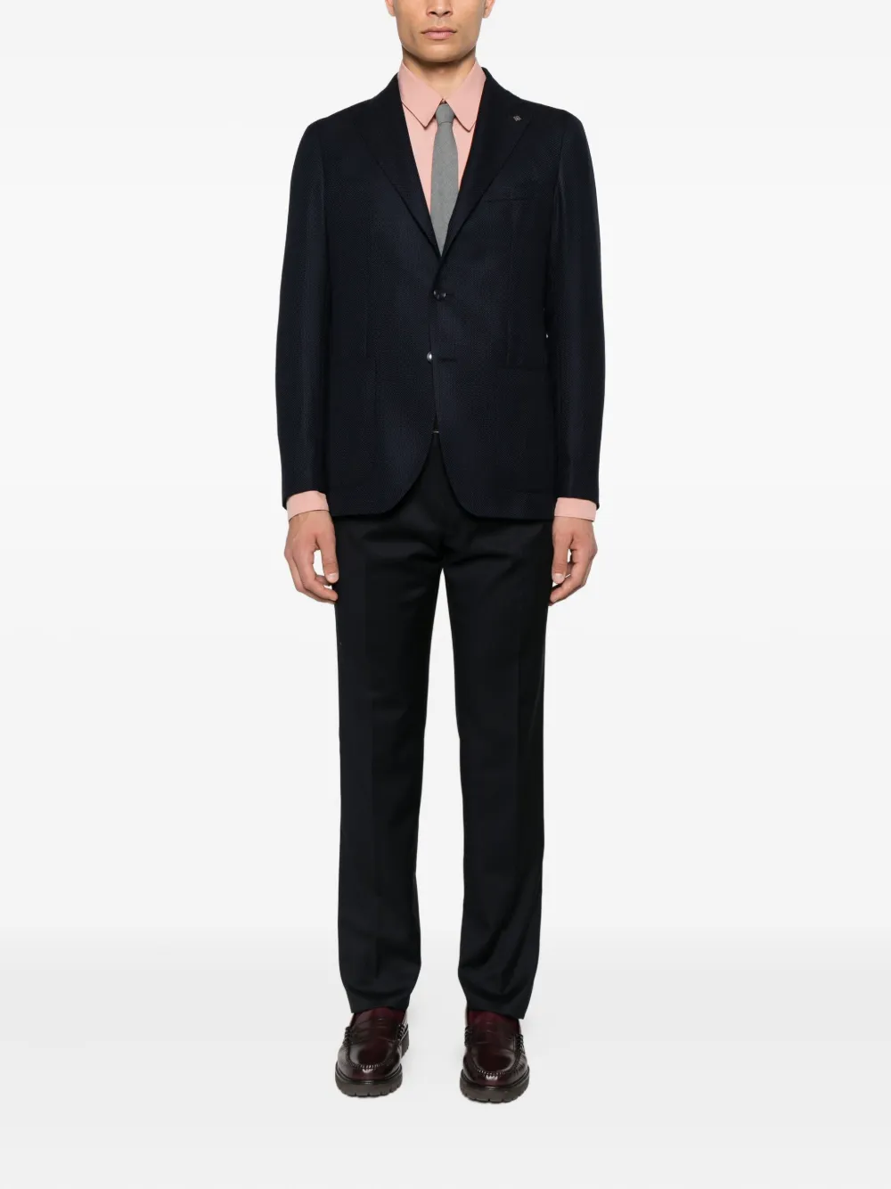 Tagliatore Blazer met twee knopen Blauw