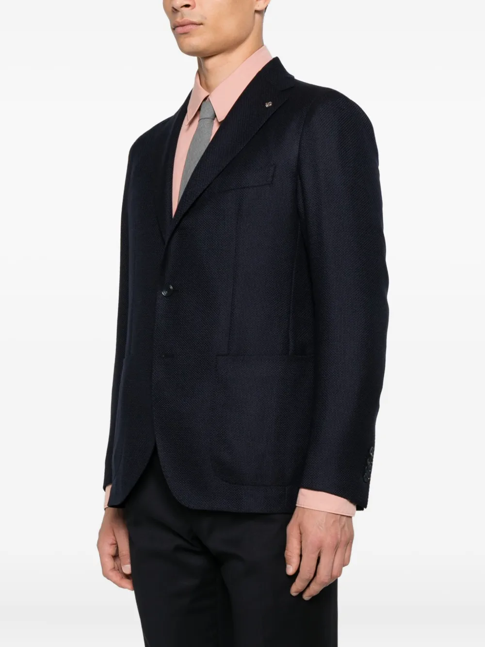 Tagliatore Blazer met twee knopen Blauw